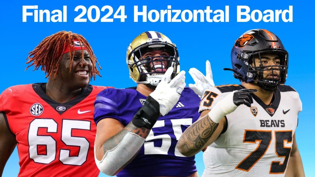 Final 2024 Horizontal Board, Thoughts On The Draft Class And What The ...