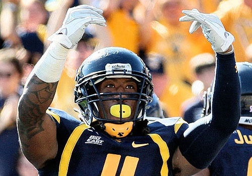 WATCH: Bruce Irvin Blows Up Giants Backfield - Sports Illustrated West  Virginia Mountaineers News, Analysis and More